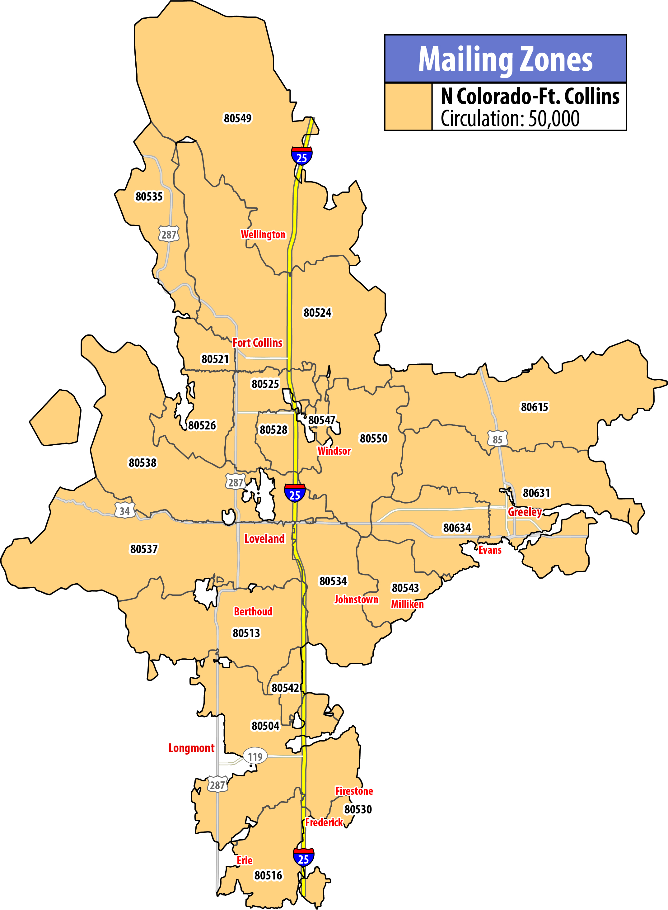 Map of RSVP Northern Colorado