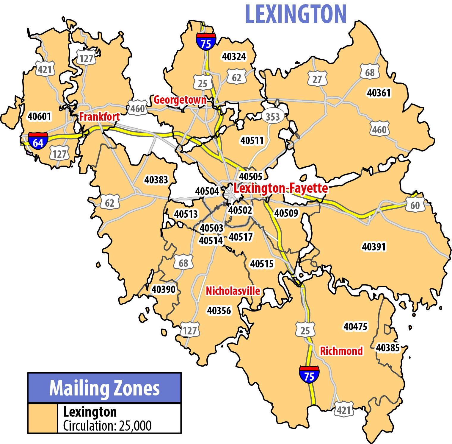Map of RSVP Lexington