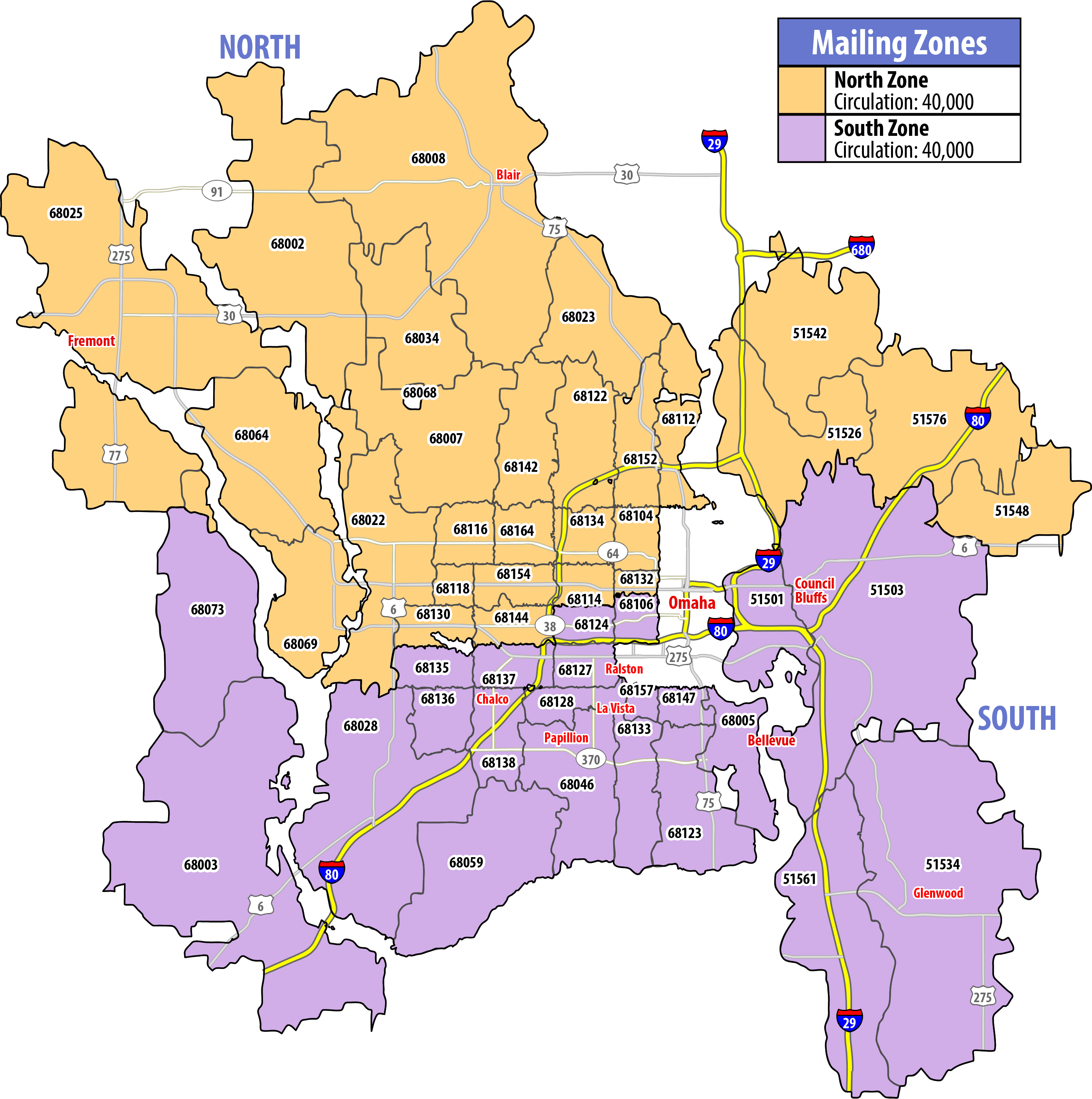 Map of RSVP Omaha