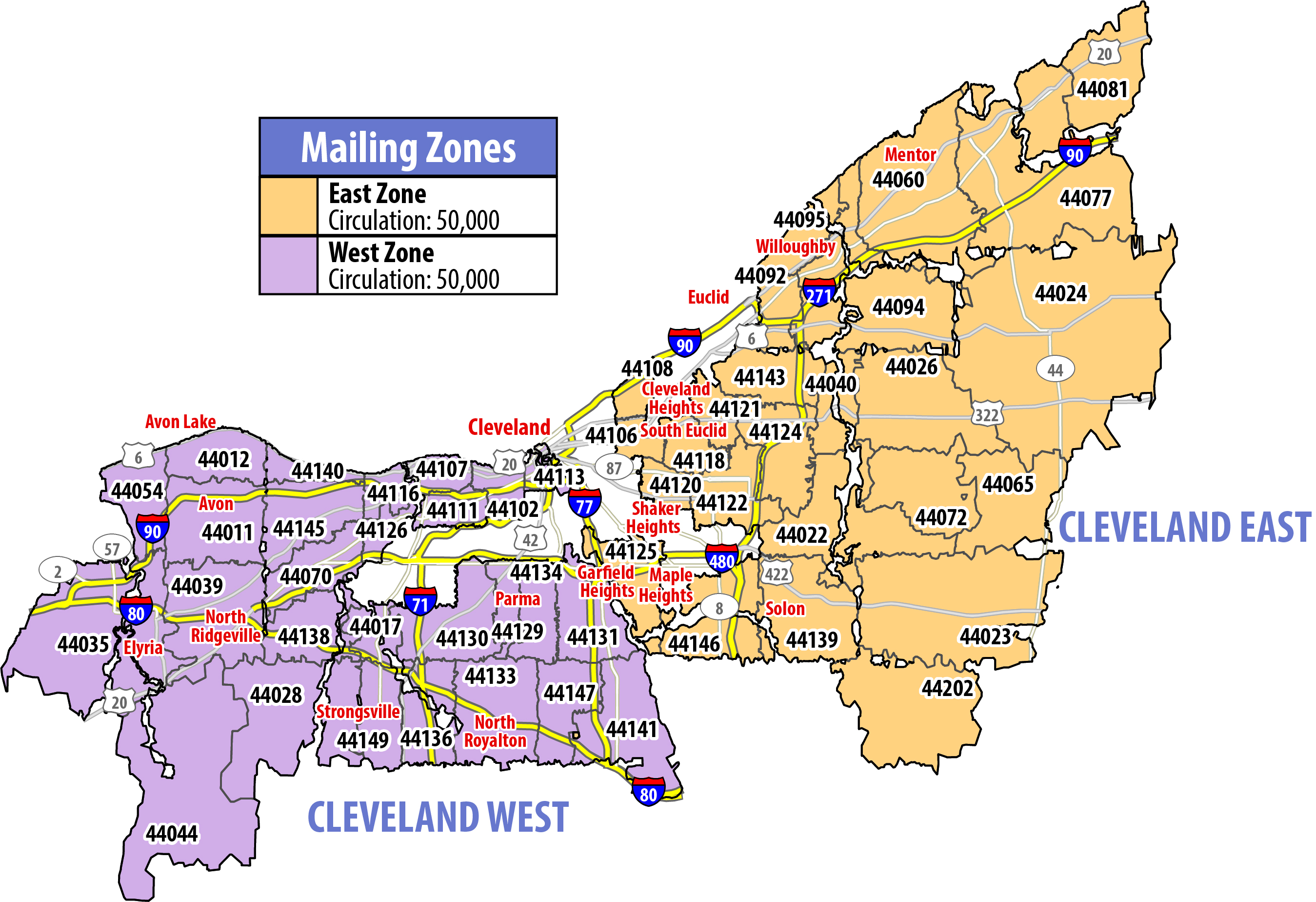 Map of RSVP Cleveland