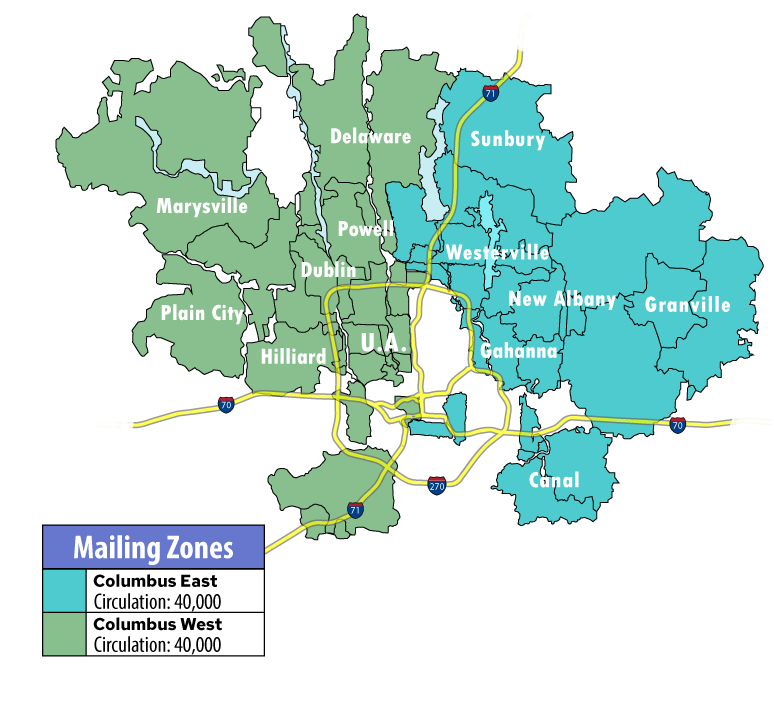 Map of RSVP Columbus