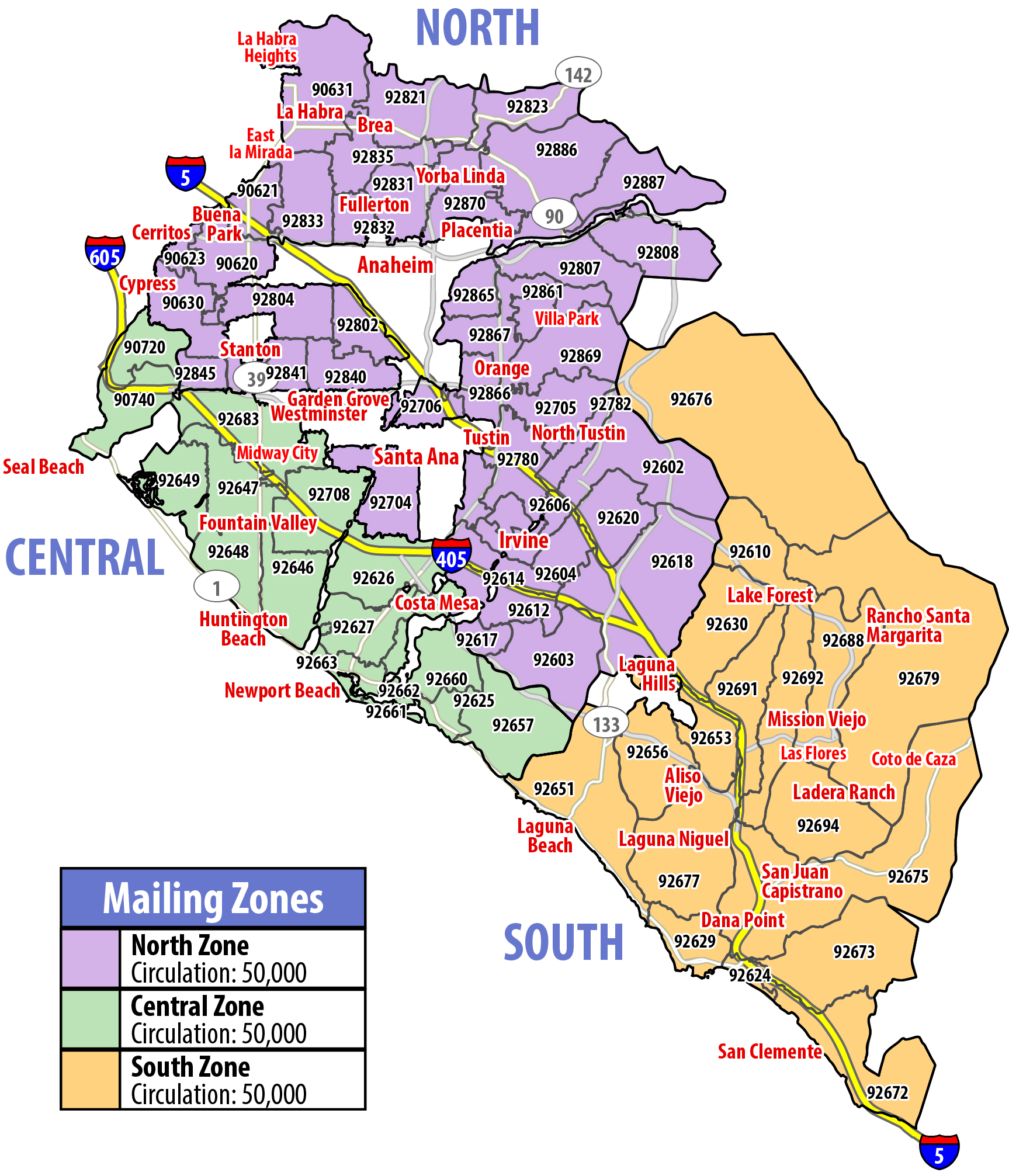 Map of RSVP Orange County