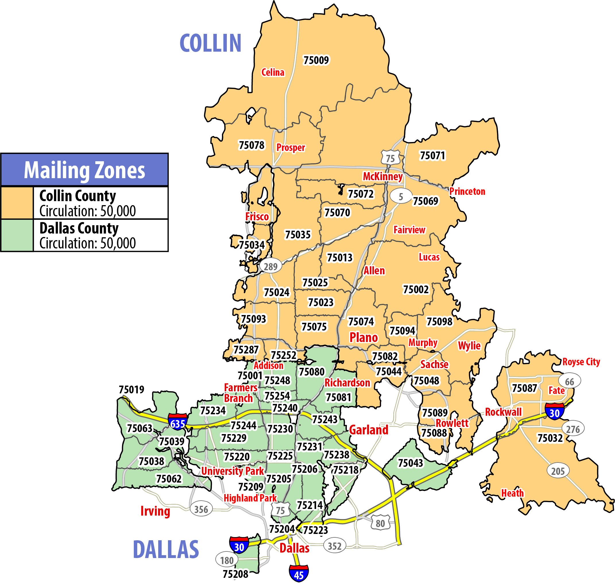 Map of RSVP Dallas