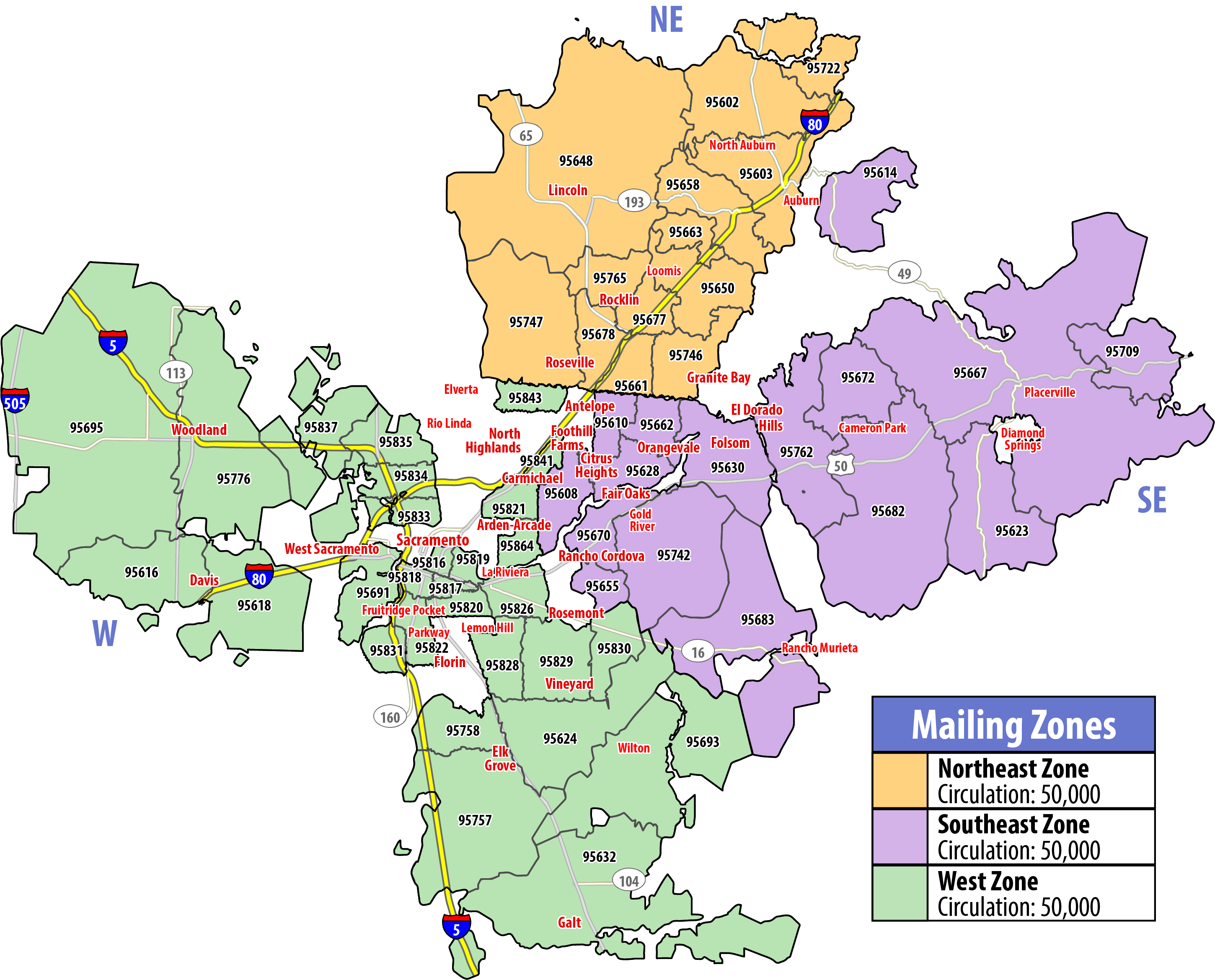 Map of RSVP Sacramento