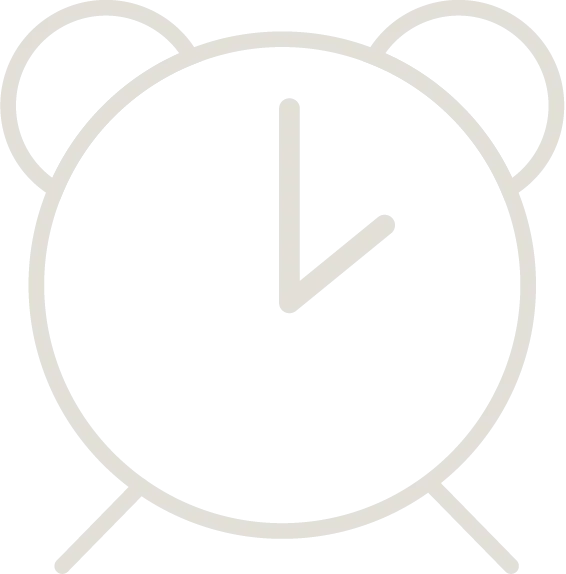 Clock-EarlyAfternoon gray clock icon - displaying early afternoon time