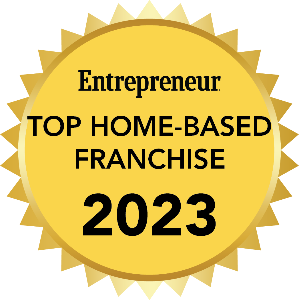 Badge from Entrepreneur: Top Home-Based Franchise Opportunity in 2023
